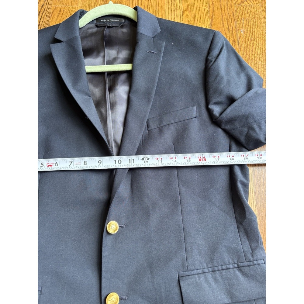 Lauren Ralph Lauren Men's Sport Jacket Navy Blue 2 Button Gold Button Accent 20R - Picture 5 of 8